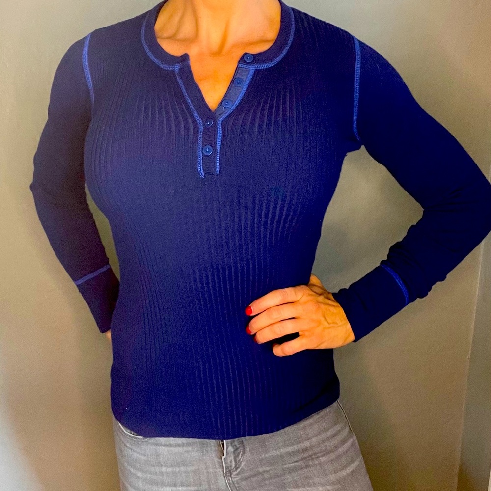 Title Nine Long Sleeve Royal Blue Sweater